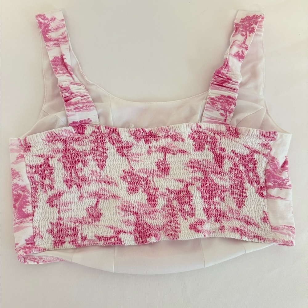 Pink Patterned Women's Top - Picture 5 of 5